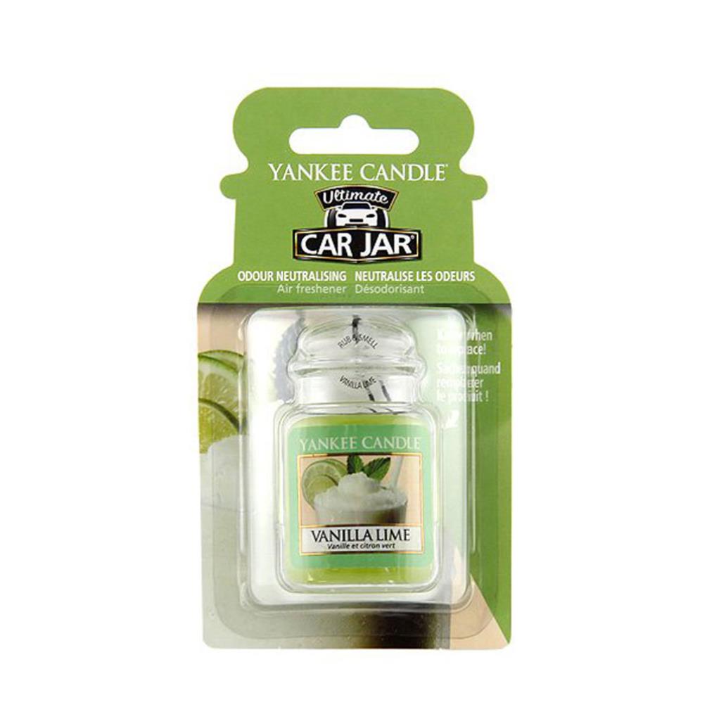 Yankee Candle Vanilla Lime Car Jar Ultimate Air Freshener £3.49